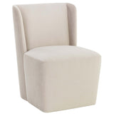 Amita Wheeled Dining Chair, Piccolo Prosecco, Set of 2