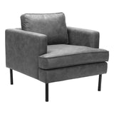 Decade Armchair, Vintage Gray-Furniture - Chair-High Fashion Home