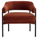 Lola Chair, Meg Rust-Furniture - Chairs-High Fashion Home