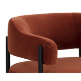 Lola Chair, Meg Rust-Furniture - Chairs-High Fashion Home