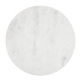 Izola Side Table, White-Furniture - Accent Tables-High Fashion Home