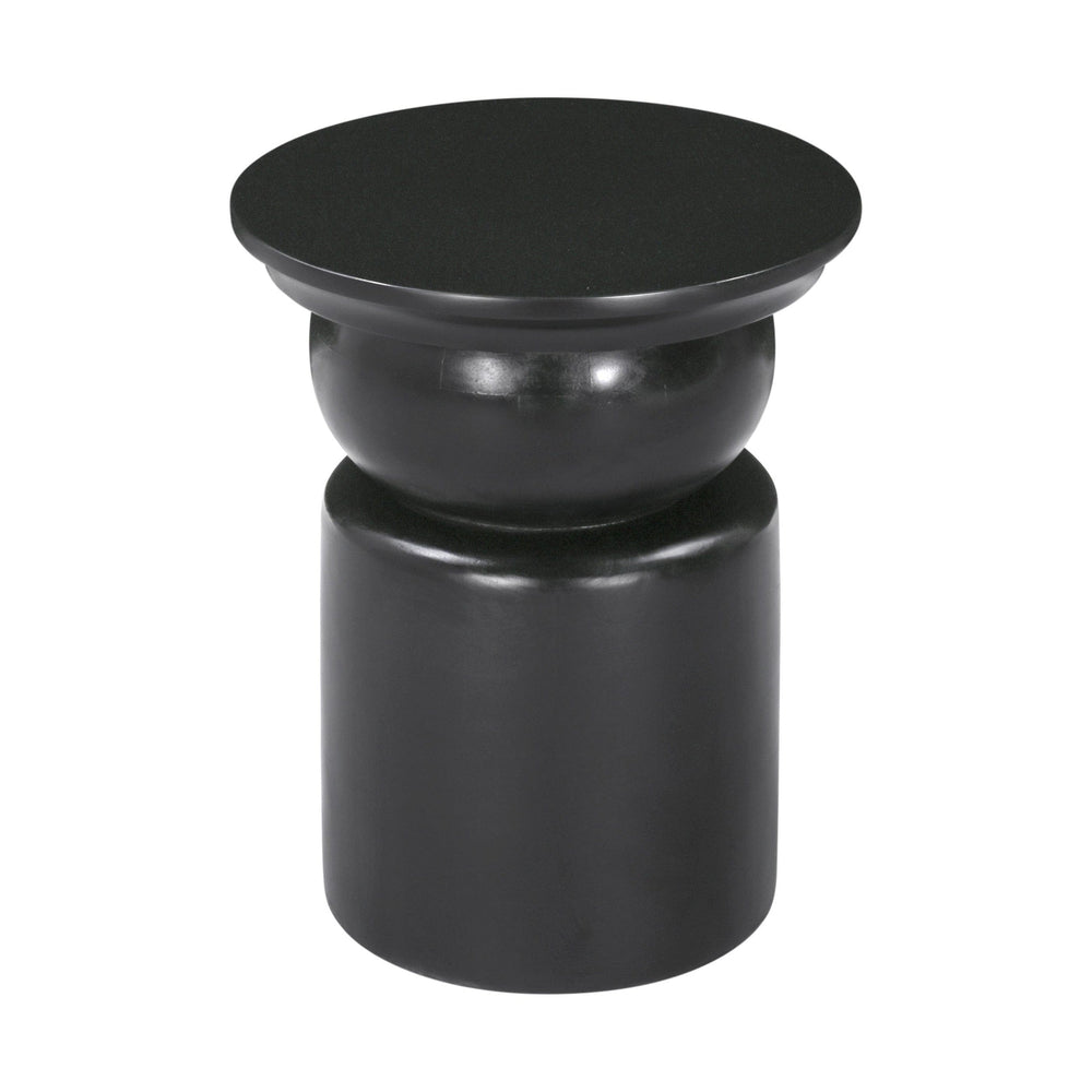 Colombo Side Table, Black-Furniture - Accent Tables-High Fashion Home