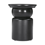 Colombo Side Table, Black-Furniture - Accent Tables-High Fashion Home
