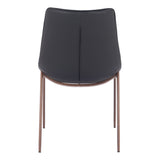 Magnus Dining Chair, Black, Set of 2-Furniture - Dining-High Fashion Home