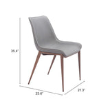 Magnus Dining Chair, Slate Gray, Set of 2-Furniture - Dining-High Fashion Home