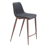 Magnus Counter Stool, Brown Legs by Zuo
