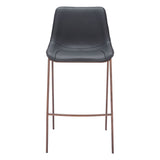 Magnus Bar Stool, Black, Set of 2-Furniture-High Fashion Home