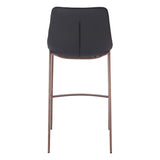 Magnus Bar Stool, Black, Set of 2-Furniture-High Fashion Home