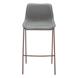 Magnus Bar Stool, Slate Gray, Set of 2-Furniture-High Fashion Home