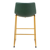 Augusta Barstool, Green, Set of 2-Furniture-High Fashion Home