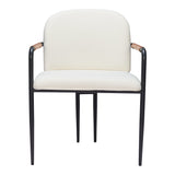 Sibu Dining Chair, Cream-Furniture - Dining-High Fashion Home