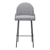 Jambi Bar Stool, Black & White, Set of 2-Furniture-High Fashion Home