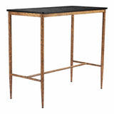 Nida Bar Table, Black-Furniture - Accent Tables-High Fashion Home
