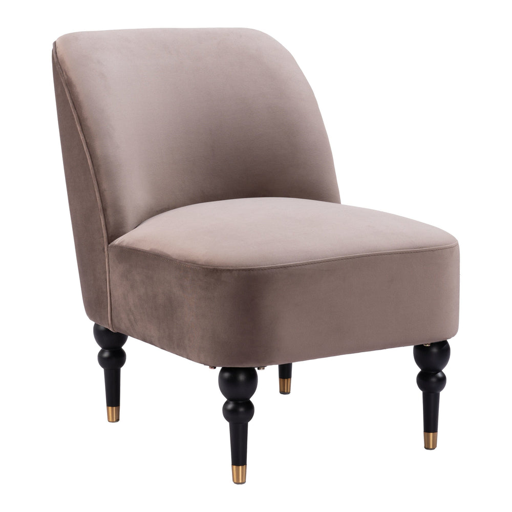Bintulu Chair, Taupe-Furniture - Chair-High Fashion Home