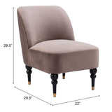 Bintulu Chair, Taupe-Furniture - Chair-High Fashion Home