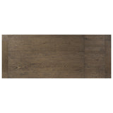 Coralie Extension Dining Table, Brown Oak Veneer by Four Hands — TOP_1