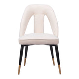 Artus Dining Chair, Ivory-Furniture - Dining-High Fashion Home