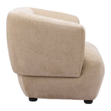 Bekker Chair, Golden Beige-Furniture - Chair-High Fashion Home