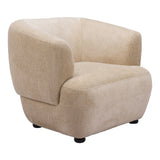Bekker Chair, Golden Beige-Furniture - Chair-High Fashion Home