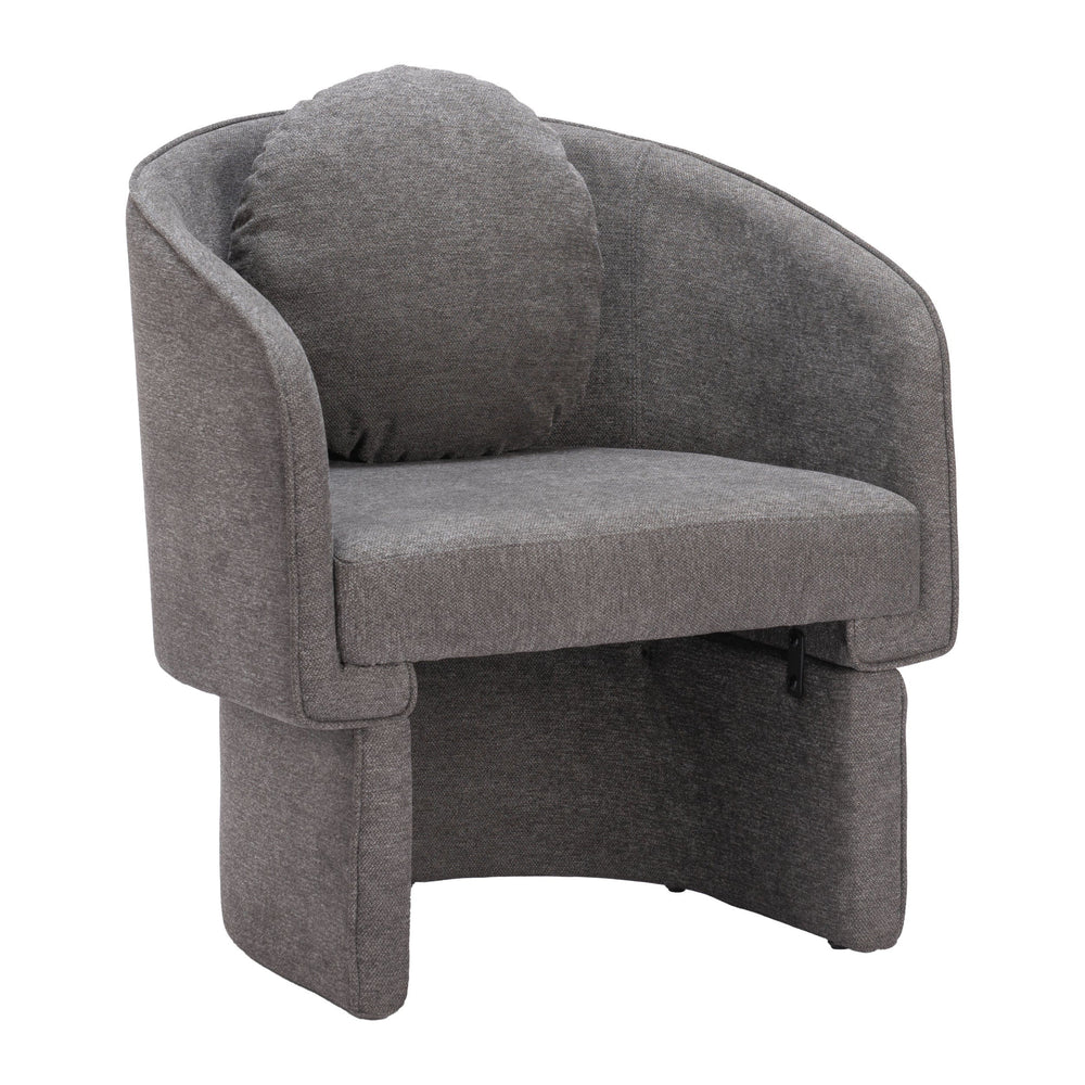 Olya Chair, Truffle Gray-Furniture - Chair-High Fashion Home