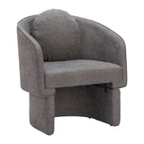 Olya Chair, Truffle Gray-Furniture - Chair-High Fashion Home