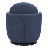 Bant Swivel Chair, Blue-Furniture - Chair-High Fashion Home