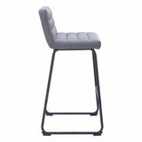 Pago Barstool, Gray, Set of 2-Furniture-High Fashion Home