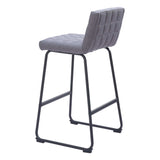 Pago Barstool, Gray, Set of 2-Furniture-High Fashion Home