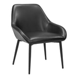 Vila Dining Chair, Black, Set of 2-Furniture - Dining-High Fashion Home