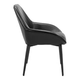 Vila Dining Chair, Black, Set of 2-Furniture - Dining-High Fashion Home