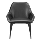 Vila Dining Chair, Black, Set of 2-Furniture - Dining-High Fashion Home