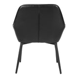 Vila Dining Chair, Black, Set of 2-Furniture - Dining-High Fashion Home