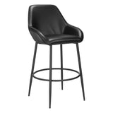 Vila Barstool, Black, Set of 2-Furniture-High Fashion Home