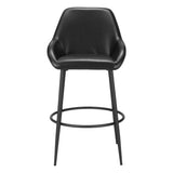 Vila Barstool, Black, Set of 2-Furniture-High Fashion Home