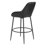 Vila Barstool, Black, Set of 2-Furniture-High Fashion Home