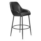 Vila Barstool, Black, Set of 2-Furniture-High Fashion Home