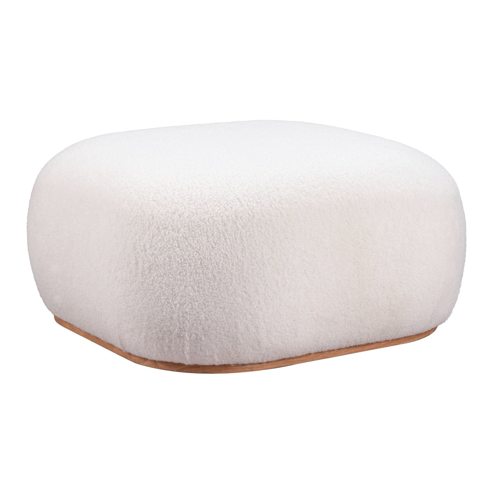 Azua Ottoman, Cream-Furniture-High Fashion Home