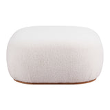 Azua Ottoman, Cream-Furniture-High Fashion Home