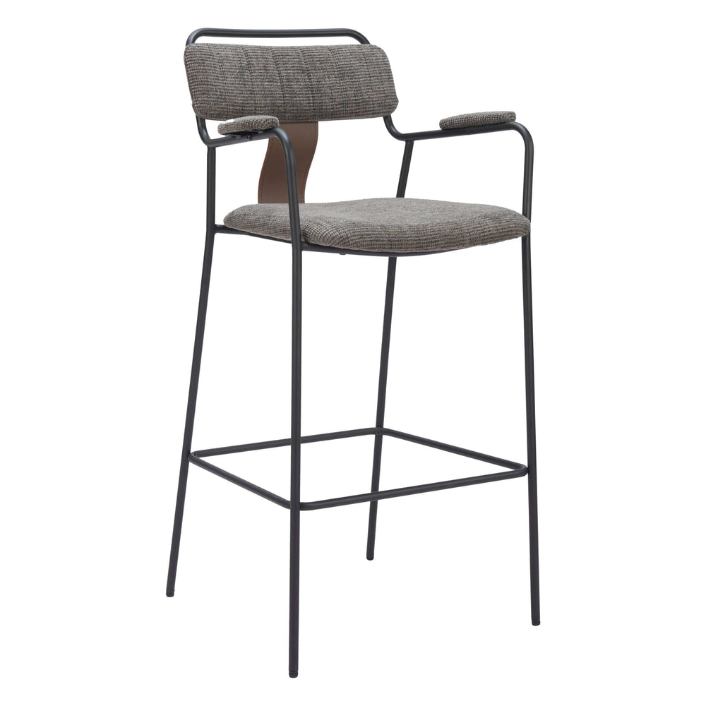 Couva Barstool, Butterscotch Brown, Set of 2-Furniture-High Fashion Home