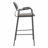 Couva Barstool, Butterscotch Brown, Set of 2-Furniture-High Fashion Home