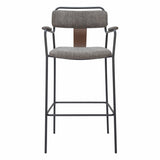 Couva Barstool, Butterscotch Brown, Set of 2-Furniture-High Fashion Home