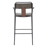 Couva Barstool, Butterscotch Brown, Set of 2-Furniture-High Fashion Home