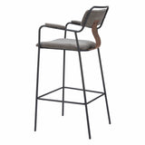 Couva Barstool, Butterscotch Brown, Set of 2-Furniture-High Fashion Home