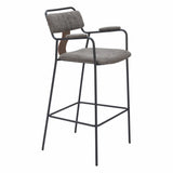 Couva Barstool, Butterscotch Brown, Set of 2-Furniture-High Fashion Home