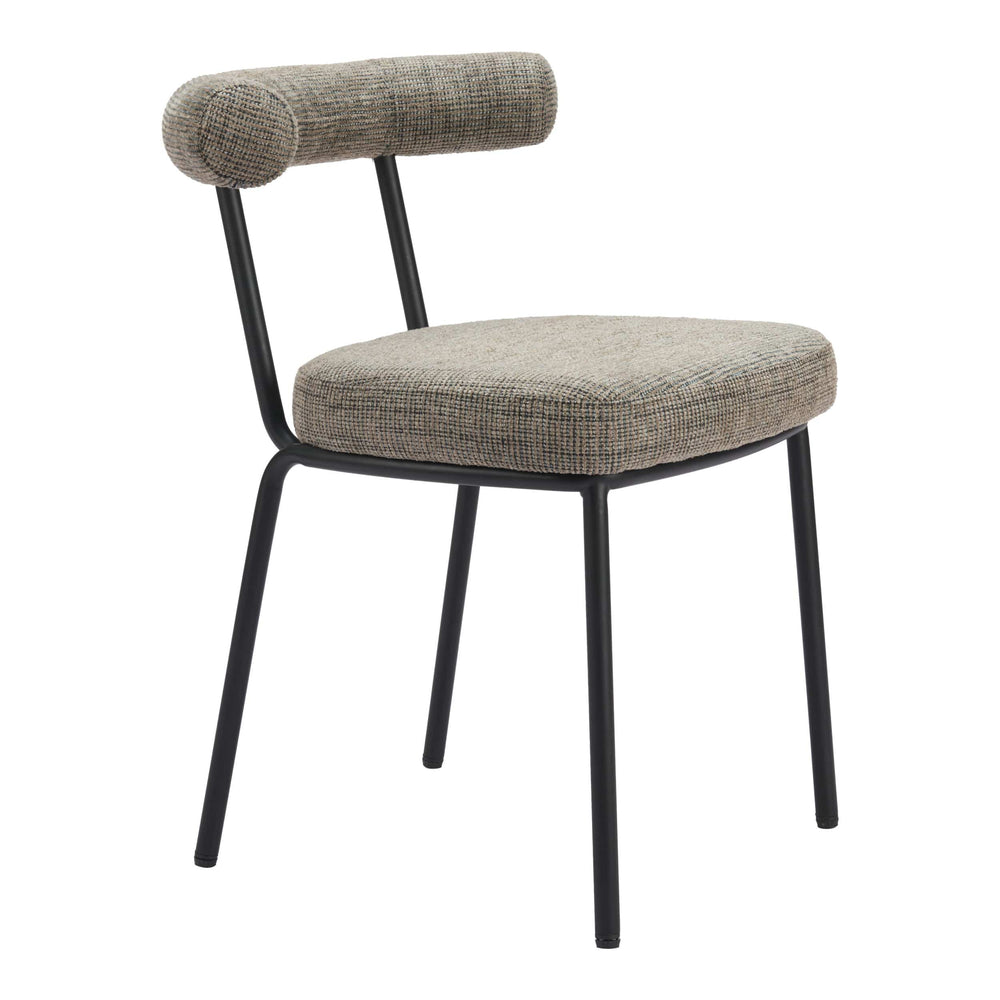 Kede Dining Chair, Green Tweed, Set of 2-Furniture - Dining-High Fashion Home