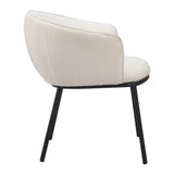Essen Dining Chair, Ivory-Furniture - Dining-High Fashion Home