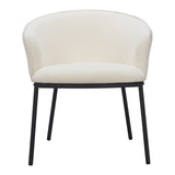 Essen Dining Chair, Ivory-Furniture - Dining-High Fashion Home