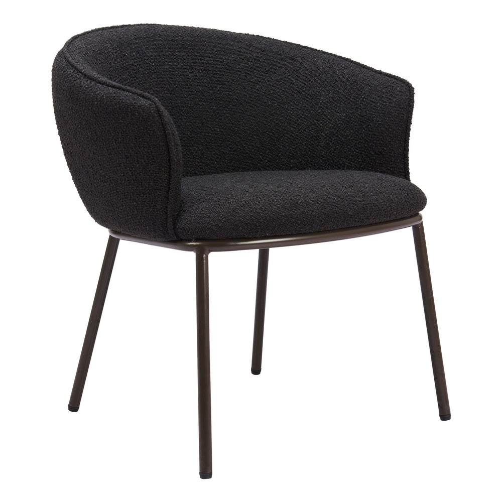 Essen Dining Chair, Black-Furniture - Dining-High Fashion Home