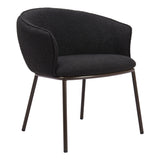 Essen Dining Chair, Black-Furniture - Dining-High Fashion Home