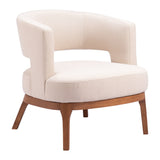 Penryn Chair, Beige-Furniture - Chair-High Fashion Home